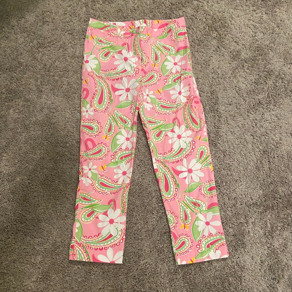 Lilly Pulitzer Vintage White Label Pants Size 6